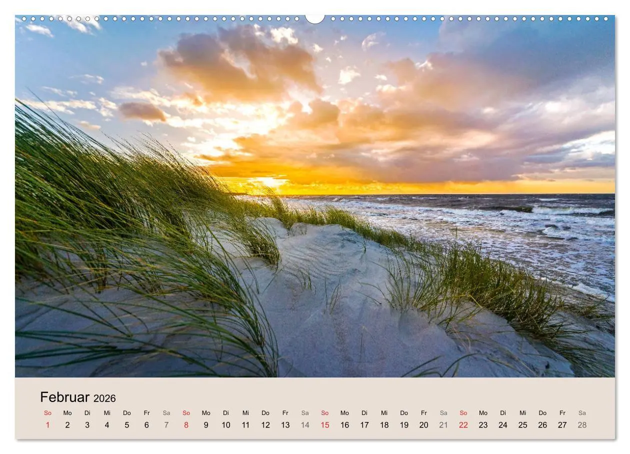 Bild: 9783457840818 | STRANDLUST: Fischland-Darß-Zingst (Wandkalender 2026 DIN A2 quer),...
