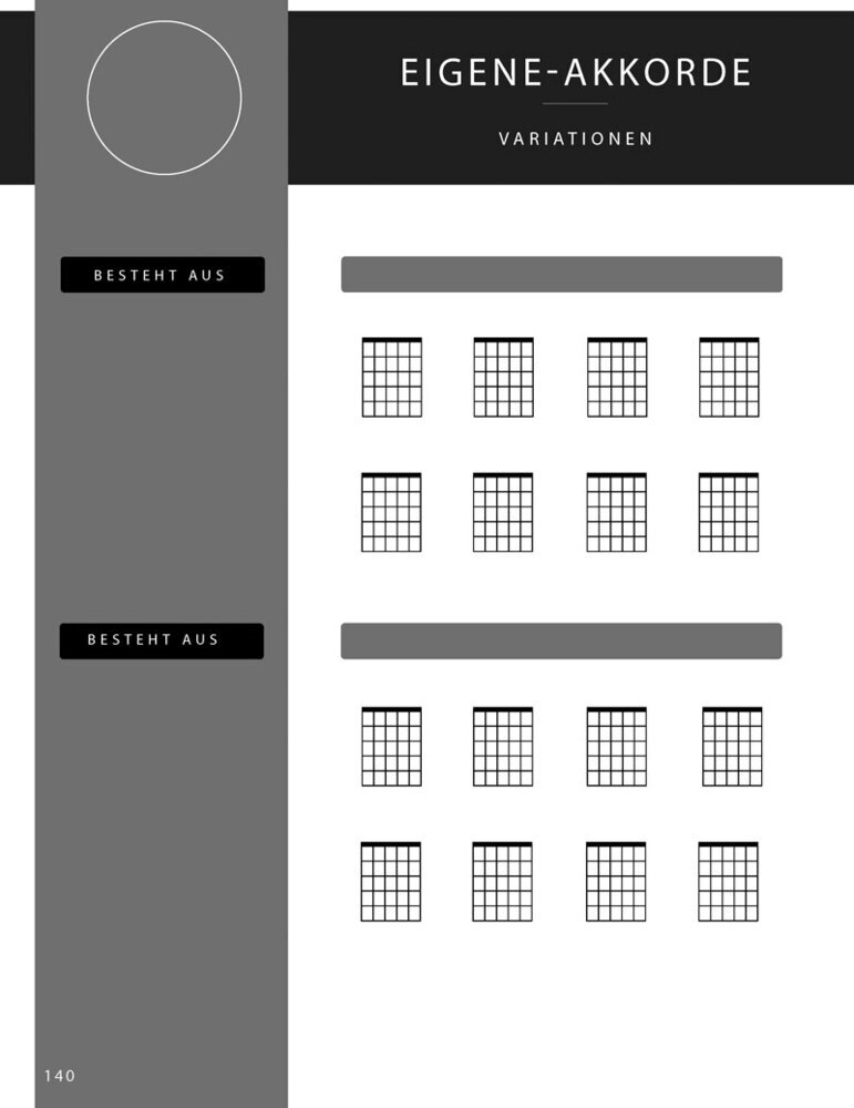 Bild: 9783982300818 | Das Gitarren Akkordbuch - Über 2000 Gitarrenakkorde -...