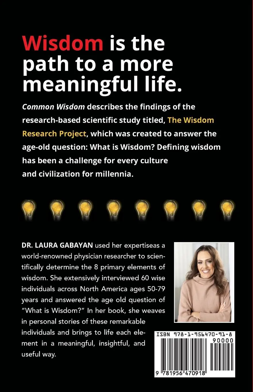 Rückseite: 9781956470918 | Common Wisdom | 8 Scientific Elements of a Meaningful Life | Gabayan