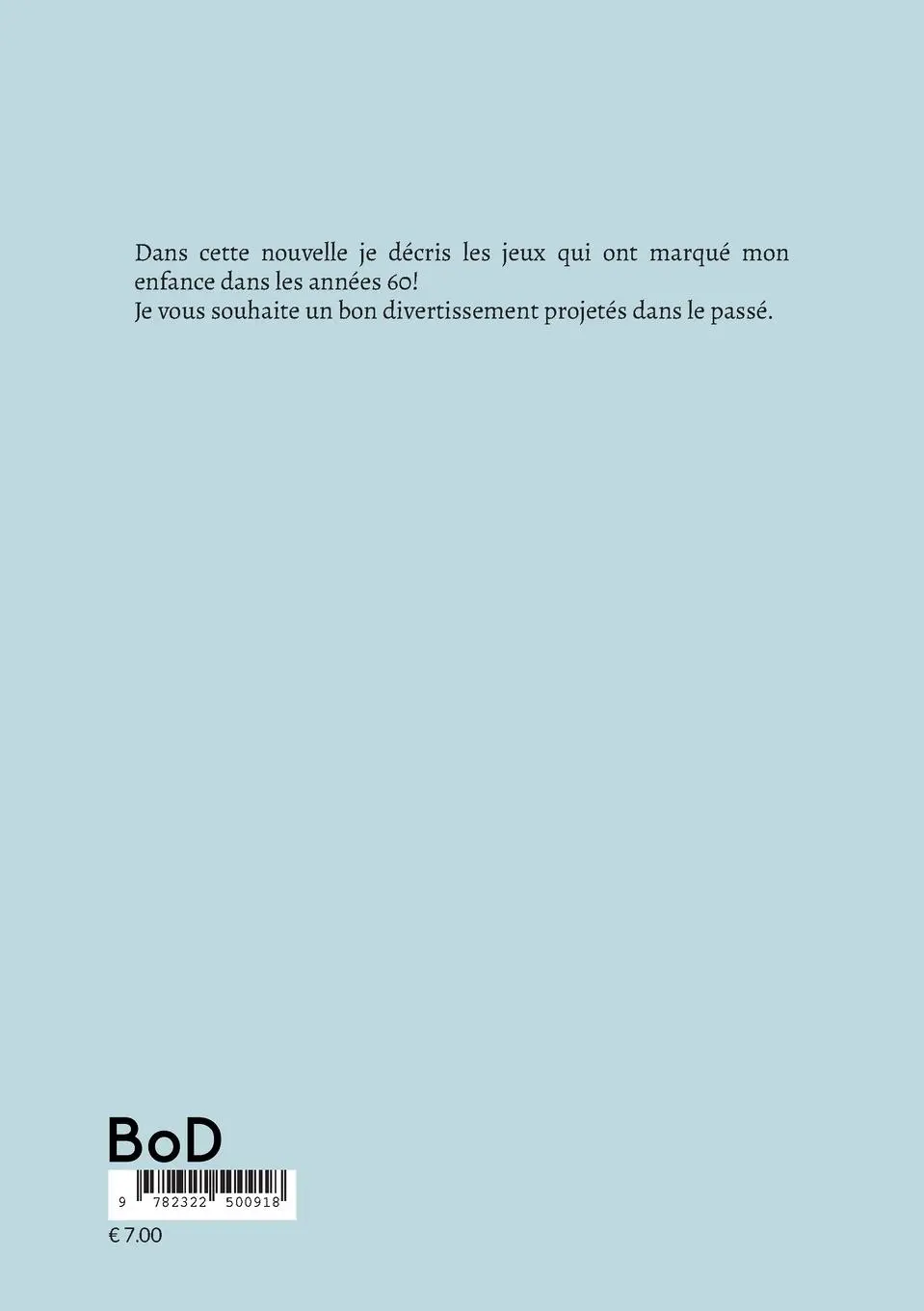 Rückseite: 9782322500918 | Jeux d'Enfants | Eliane Schierer | Taschenbuch | Französisch | 2023