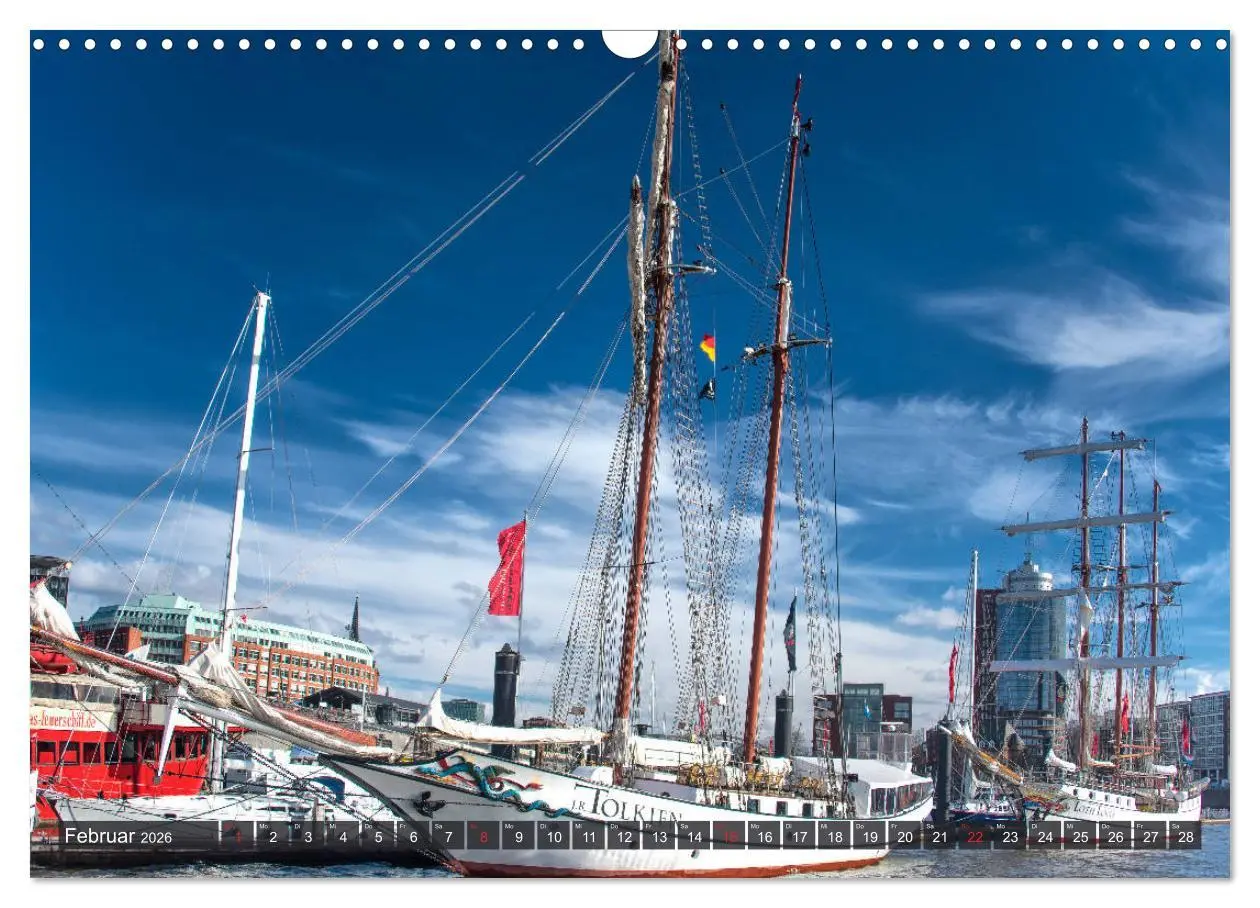 Bild: 9783457830918 | Hamburg - Ahoi zur großen Hafenrundfahrt (Wandkalender 2026 DIN A3...