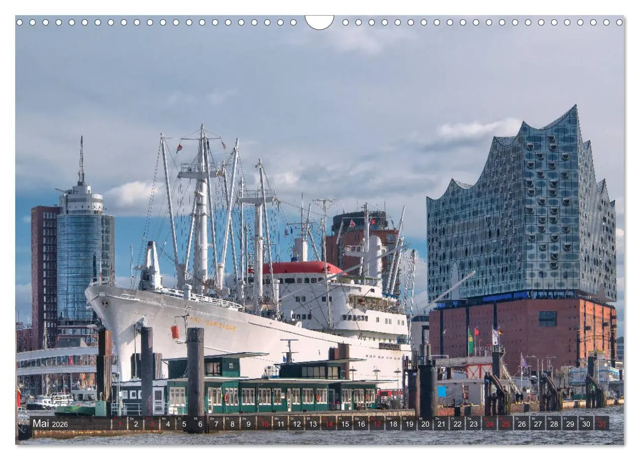 Bild: 9783457830918 | Hamburg - Ahoi zur großen Hafenrundfahrt (Wandkalender 2026 DIN A3...