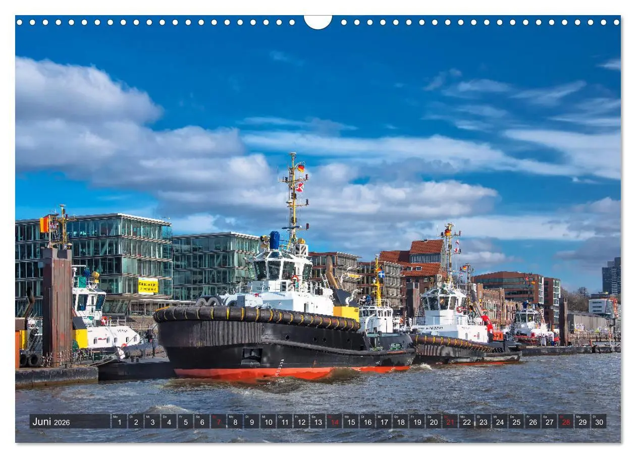 Bild: 9783457830918 | Hamburg - Ahoi zur großen Hafenrundfahrt (Wandkalender 2026 DIN A3...