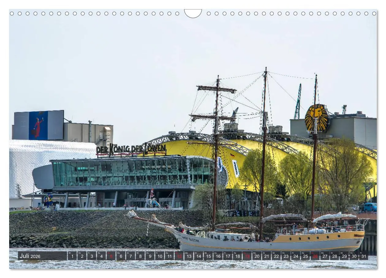 Bild: 9783457830918 | Hamburg - Ahoi zur großen Hafenrundfahrt (Wandkalender 2026 DIN A3...