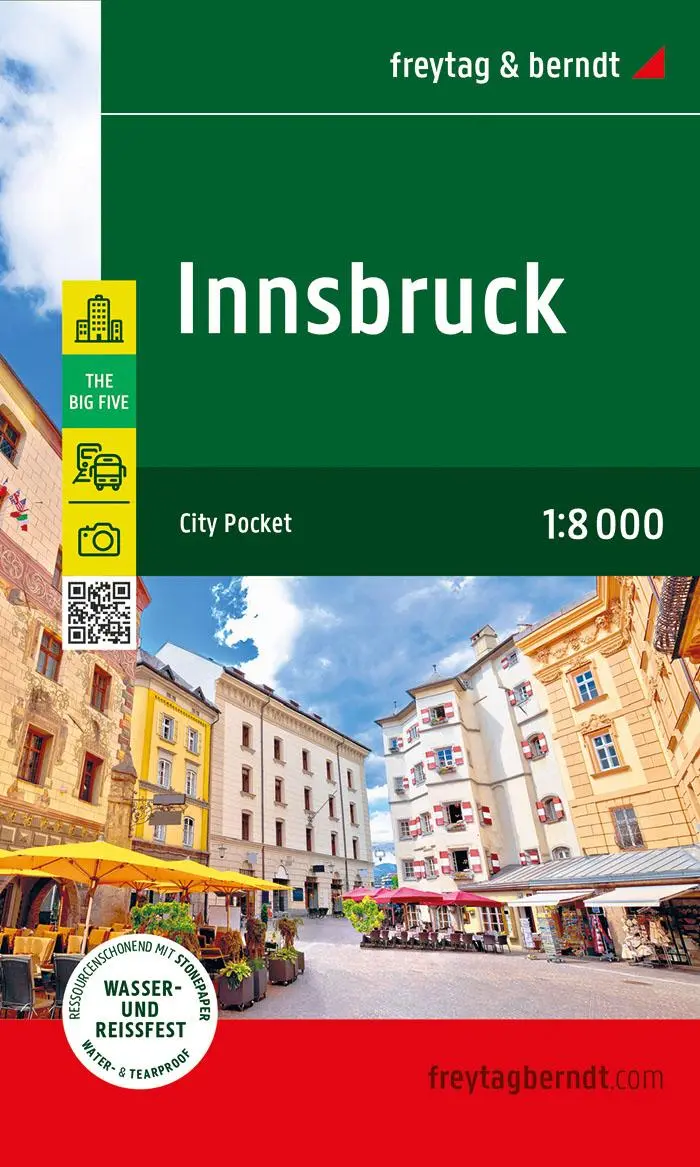 Cover: 9783707920918 | Innsbruck, Stadtplan 1:8.000, freytag &amp; berndt | Freytag &amp; Berndt