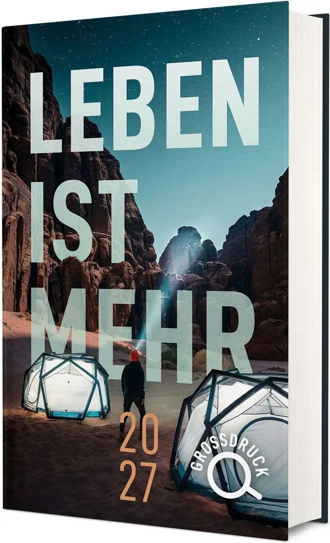 Cover: 9783989630918 | Leben ist mehr 2027 - Großdruck | Impulse für jeden Tag | Buch | 2026