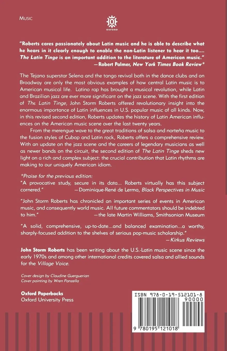 Rückseite: 9780195121018 | The Latin Tinge | John Storm Roberts | Taschenbuch | Buch Gebunden