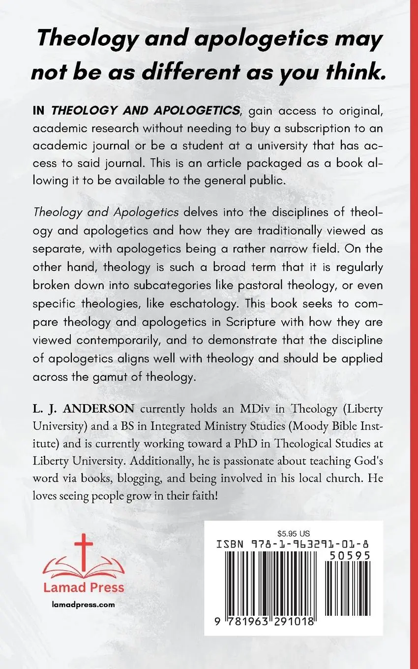 Rückseite: 9781963291018 | Theology and Apologetics | L. J. Anderson | Taschenbuch | Englisch