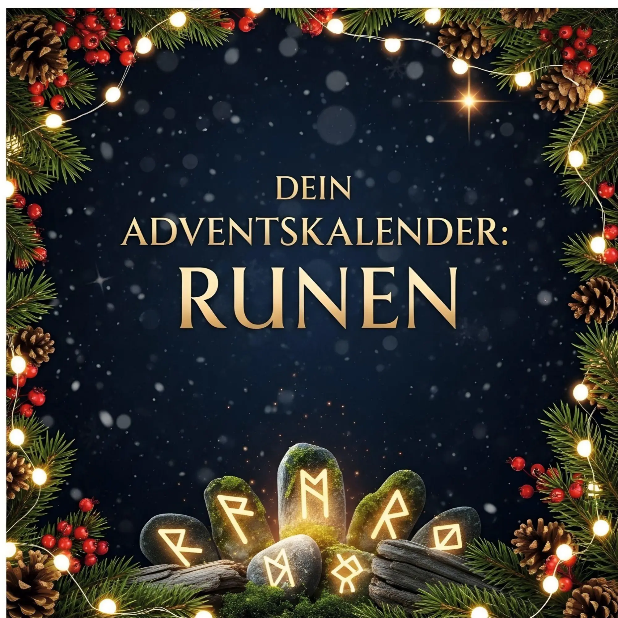 Cover: 9783695321018 | Dein Adventskalender: Runen | 24 inspirierende Tage bis Weihnachten