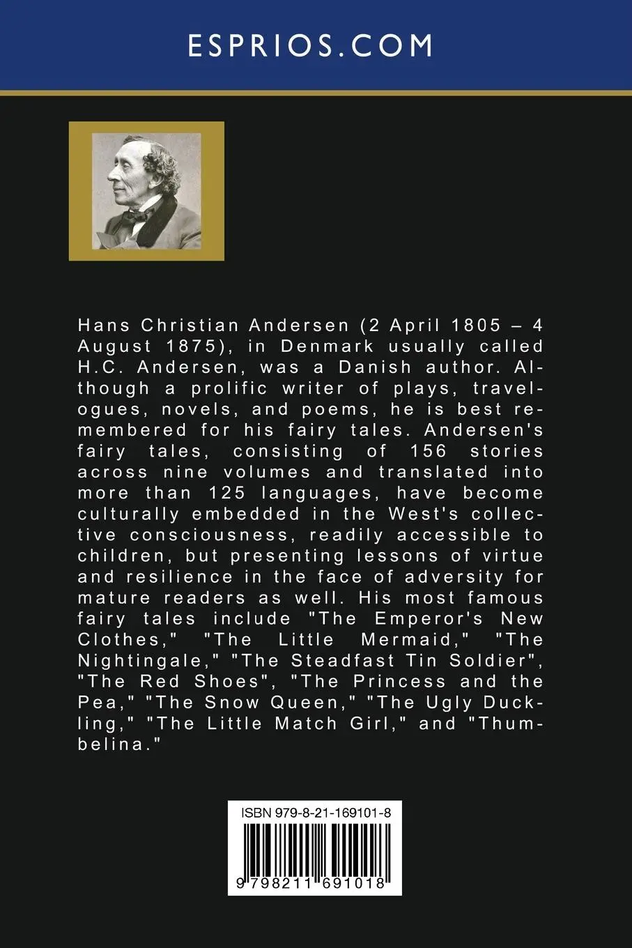 Rückseite: 9798211691018 | The Marsh King's Daughter (Esprios Classics) | Hans Christian Andersen
