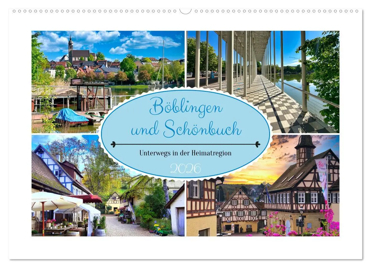 Cover: 9783457401118 | Böblingen und Schönbuch (Wandkalender 2026 DIN A2 quer), CALVENDO...