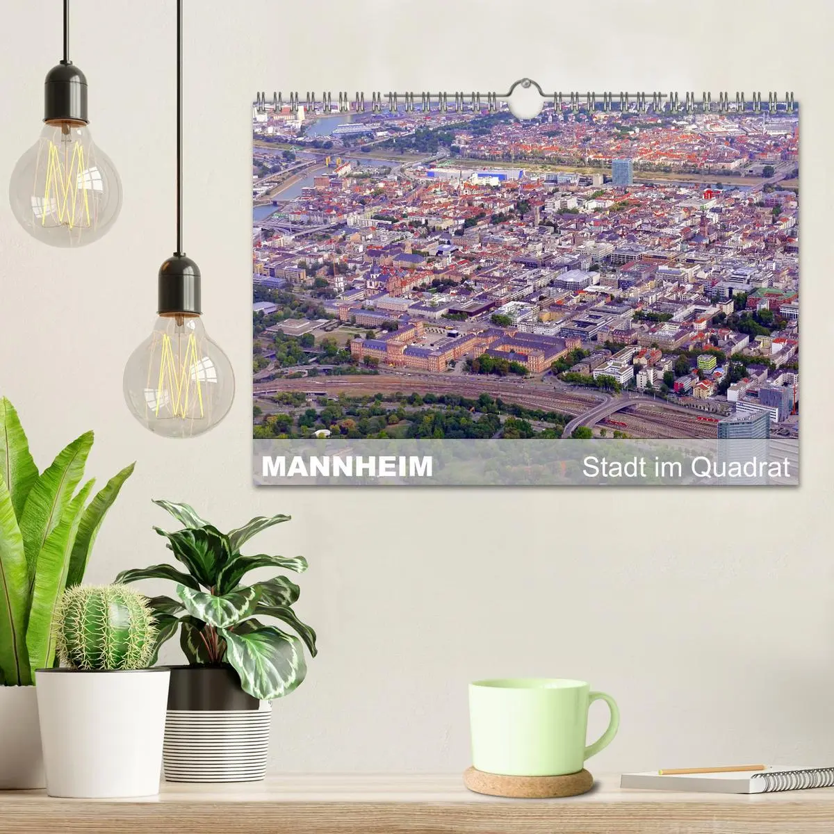 Bild: 9783516041118 | Mannheim - Stadt im Quadrat (Wandkalender 2026 DIN A4 quer),...