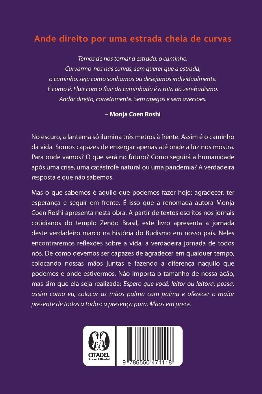 Rückseite: 9786550471118 | Mãos em prece | Monja Coen Roshi | Taschenbuch | Portugiesisch | 2021