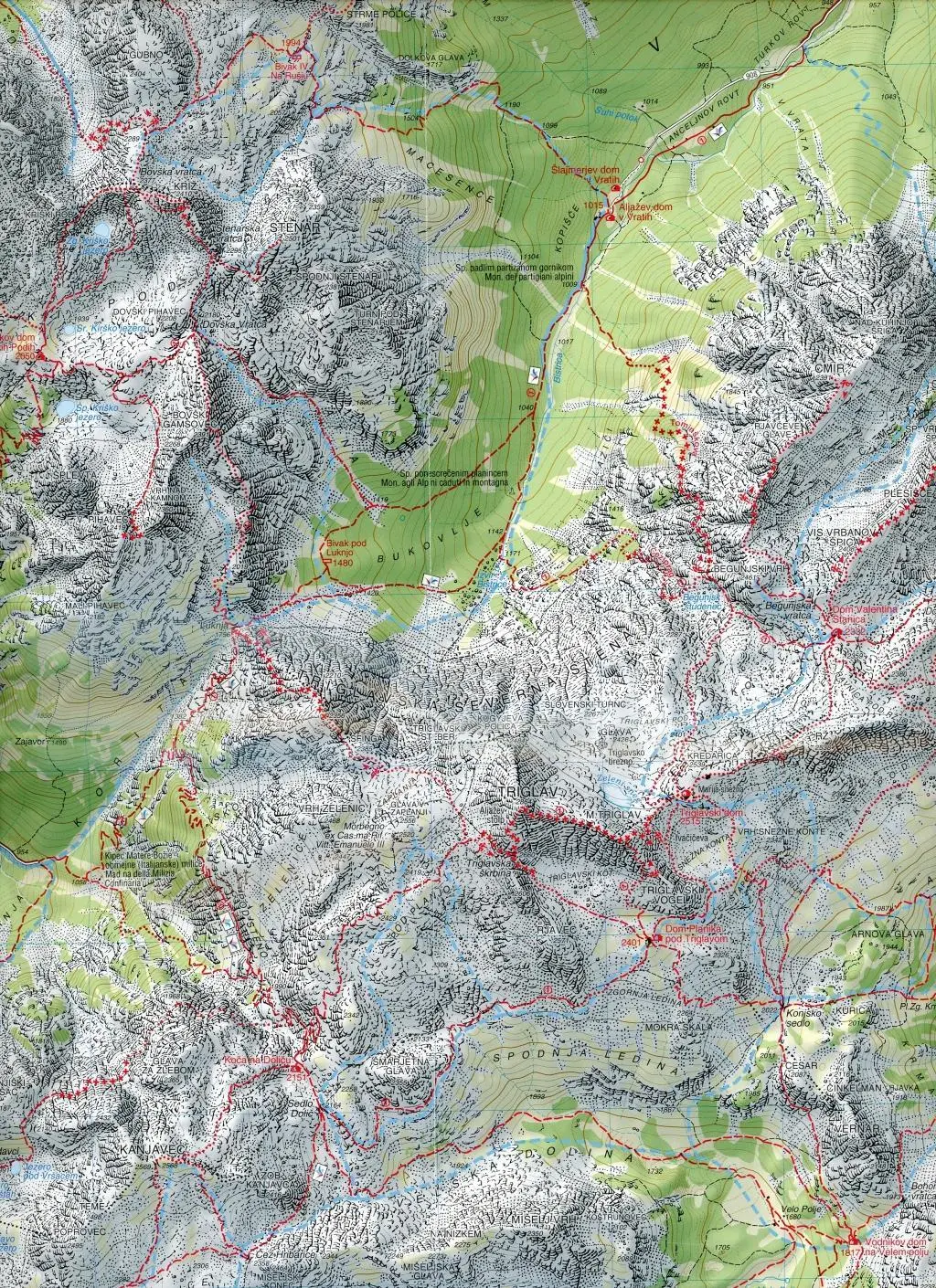 Bild: 9788883151118 | Tabacco Wandern 1 : 25 000 Alpi Giulie Orientali-Julijske...