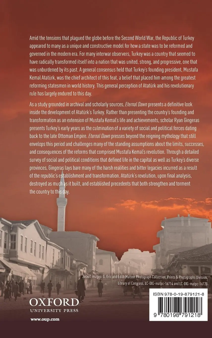Rückseite: 9780198791218 | Eternal Dawn | Turkey in the Age of Ataturk | Ryan Gingeras | Buch