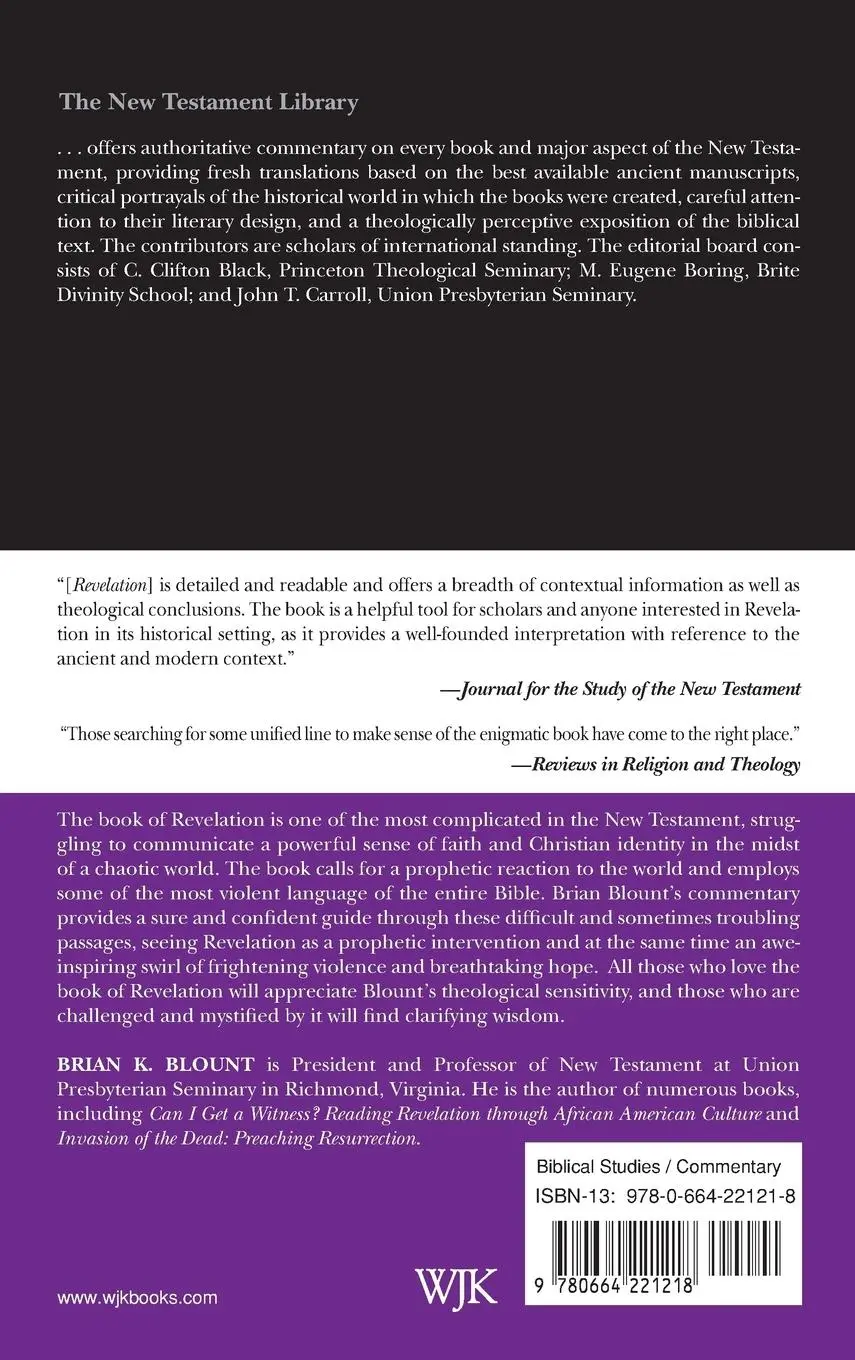Rückseite: 9780664221218 | Revelation | A Commentary | Brian K. Blount | Buch | Englisch | 2014