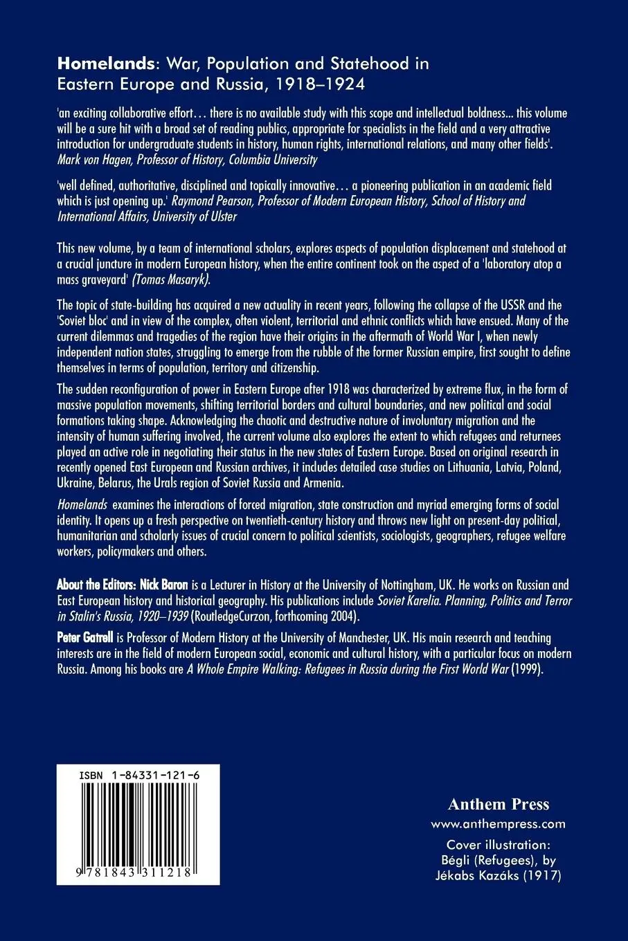 Rückseite: 9781843311218 | Homelands | Nick Baron (u. a.) | Taschenbuch | Englisch | 2004