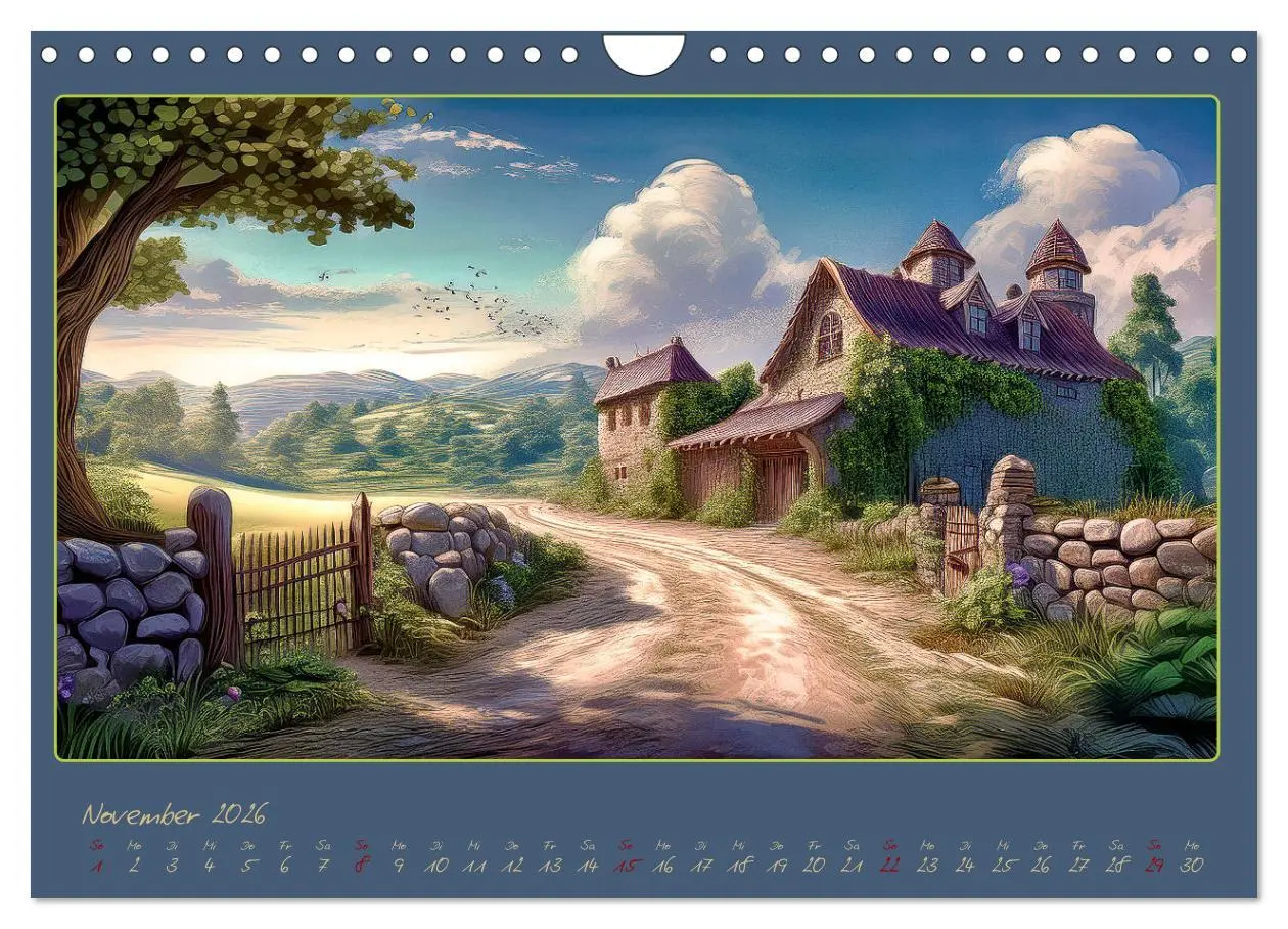 Bild: 9783457321218 | Landschaft romantisch gesehen (Wandkalender 2026 DIN A4 quer),...