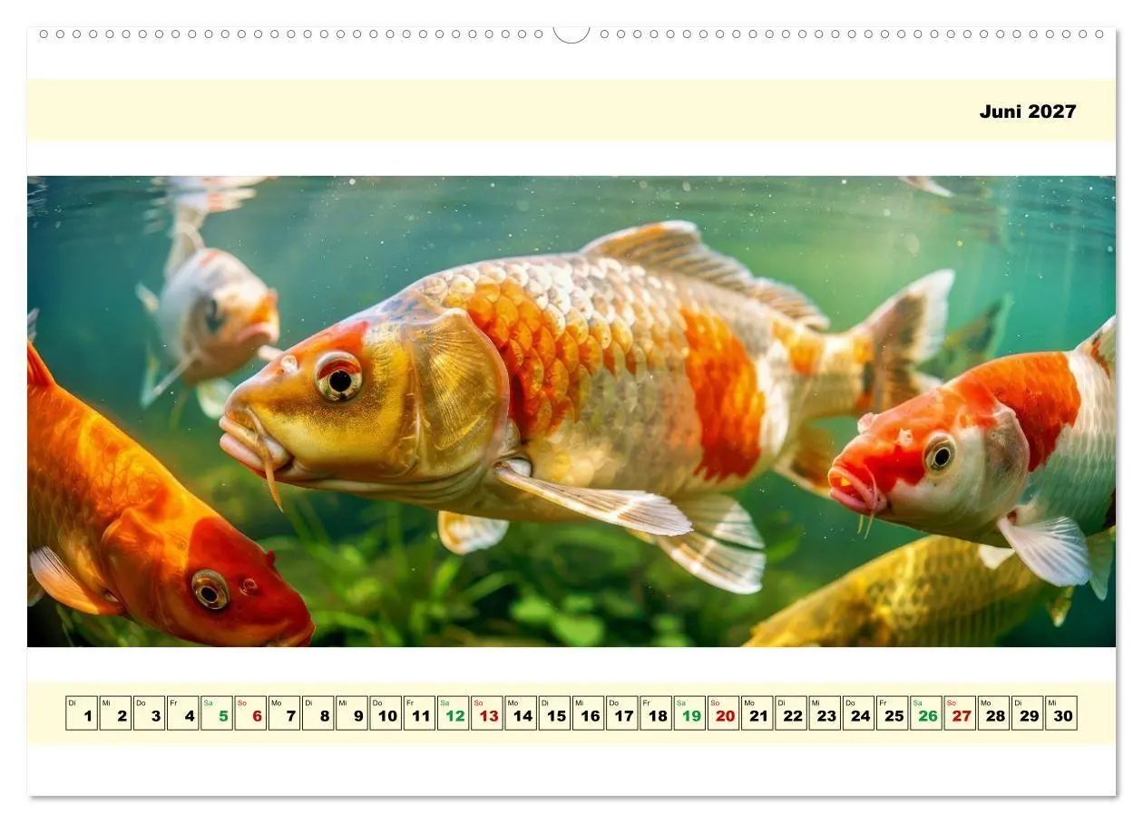 Bild: 9783594251218 | Mit dem Fisheye auf Fisch (hochwertiger Premium Wandkalender 2027...