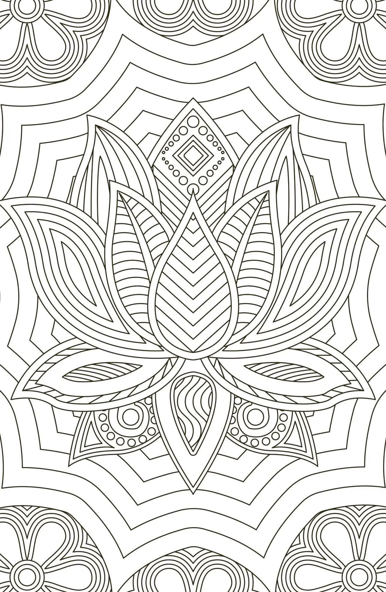 Bild: 9783790101218 | 50 cozy Karten zum Ausmalen - Relaxen mit Mandalas | Box | 50 S.