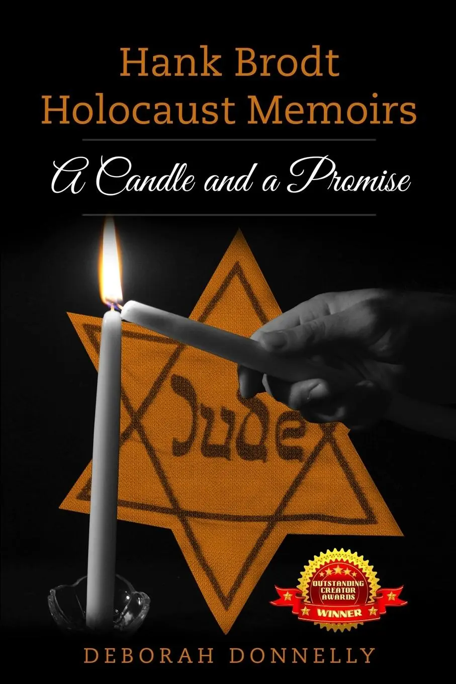 Cover: 9789492371218 | Hank Brodt Holocaust Memoirs | A Candle and a Promise | Donnelly