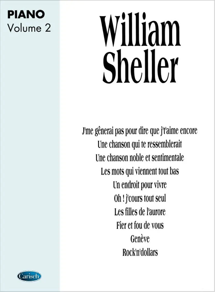 Cover: 9790231101218 | William Sheller Volume 2 | William Sheller | Buch | Carisch France