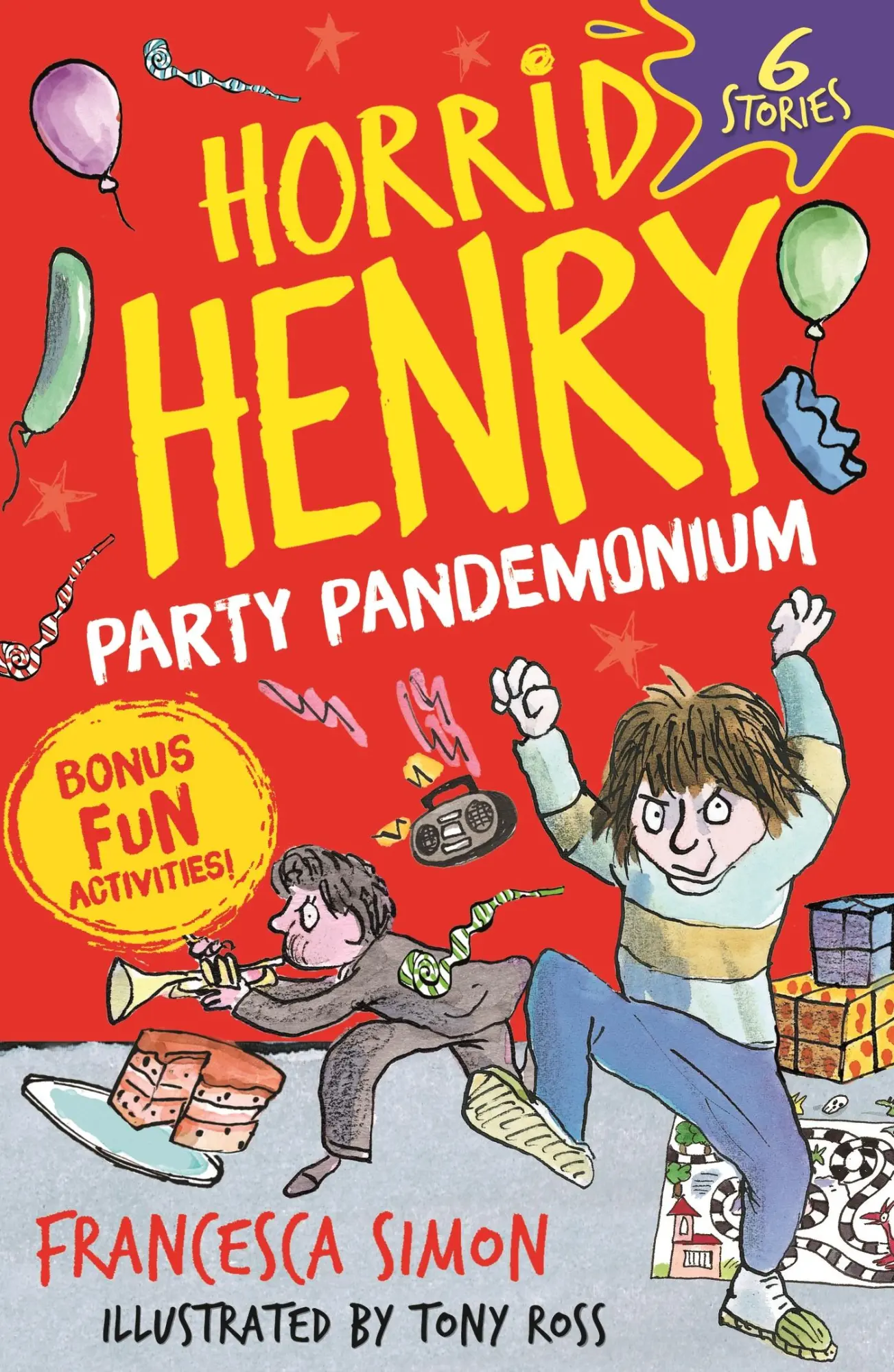 Cover: 9781510111318 | Horrid Henry: Party Pandemonium | 6 Stories plus bonus fun activities!