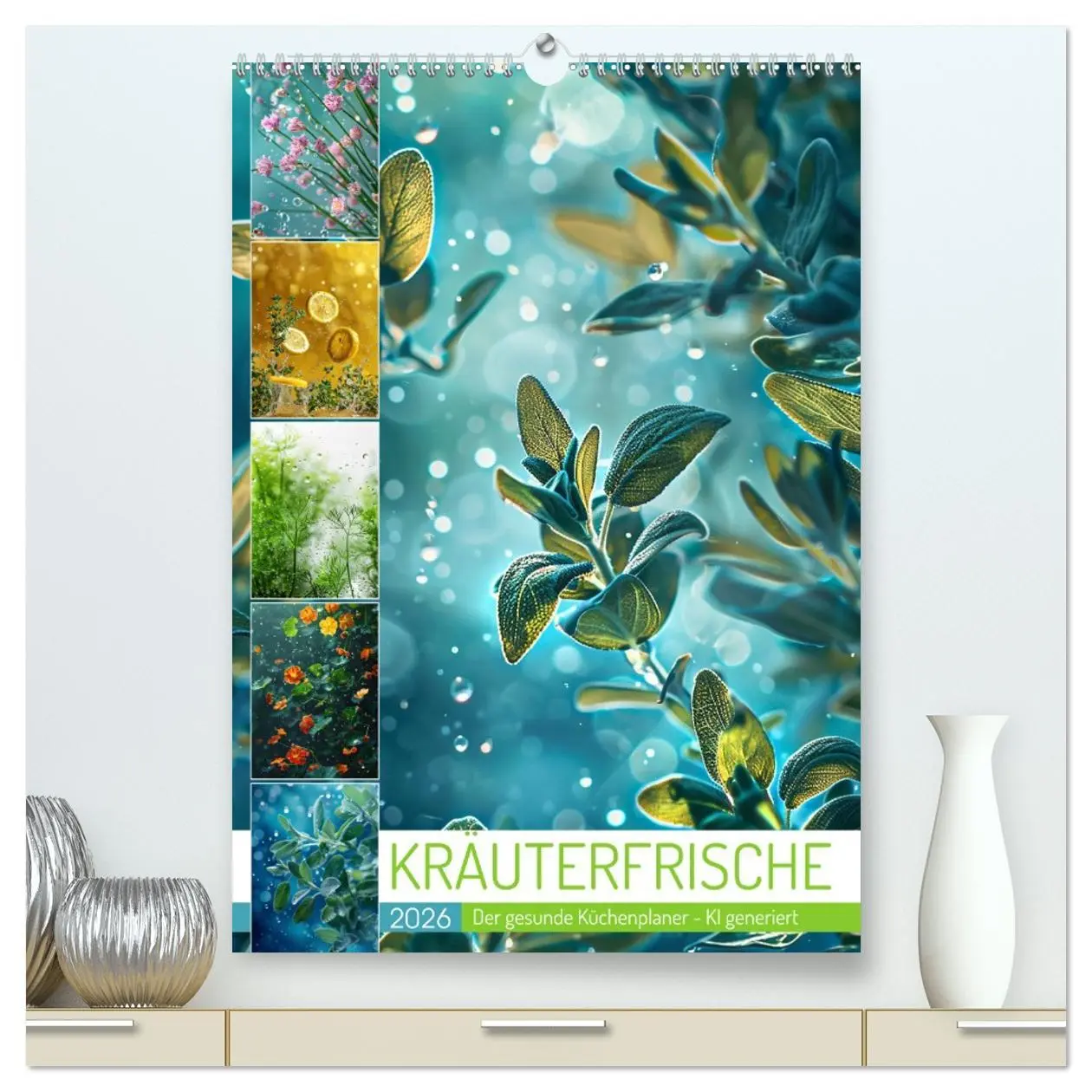 Cover: 9783516261318 | Kräuterfrische (hochwertiger Premium Wandkalender 2026 DIN A2...