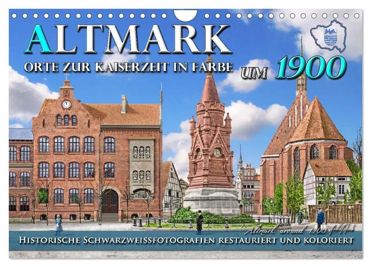 Cover: 9783516711318 | Altmark um 1900 - Orte zur Kaiserzeit in Farbe - kolorierte...