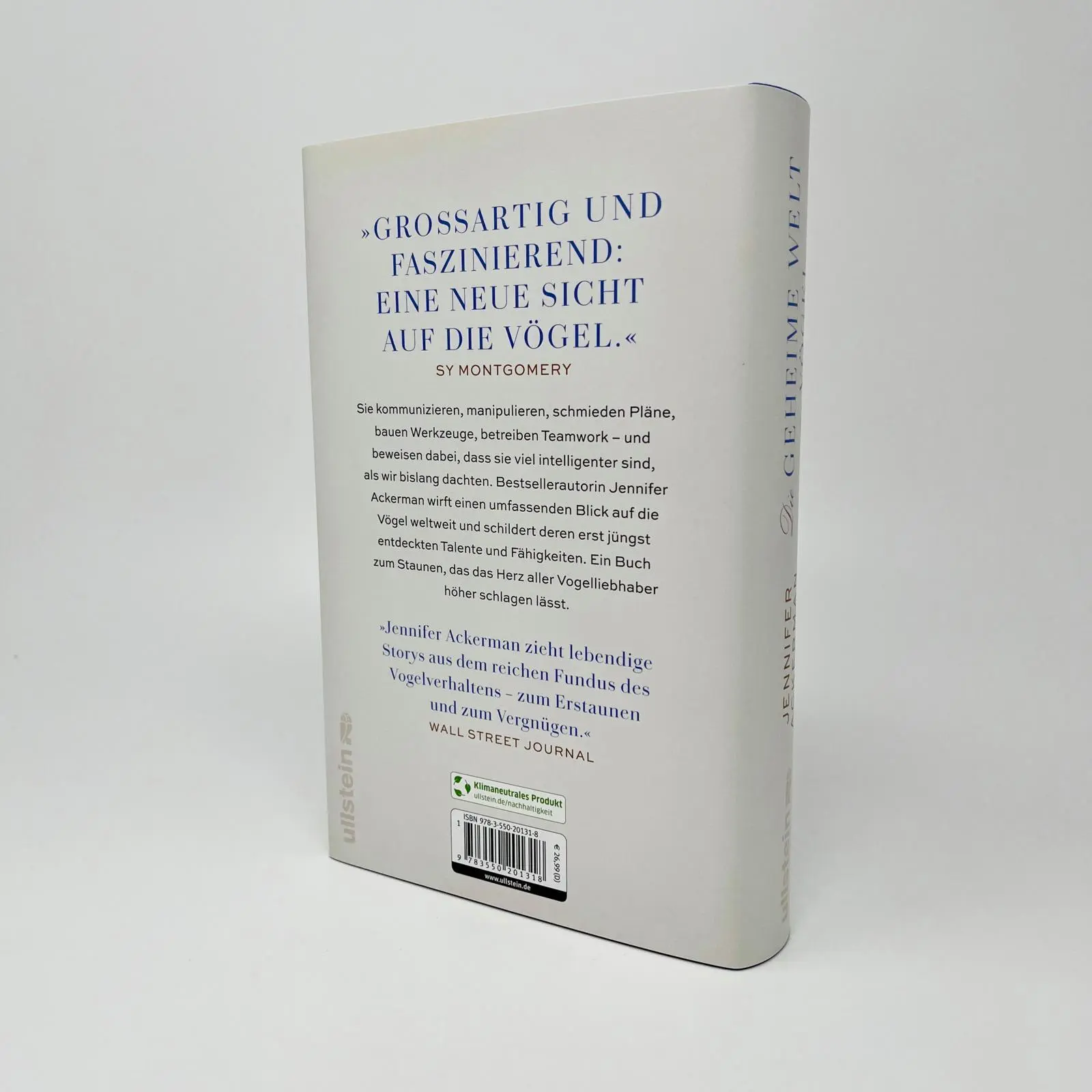 Bild: 9783550201318 | Die geheime Welt der Vögel | Jennifer Ackerman | Buch | 528 S. | 2023