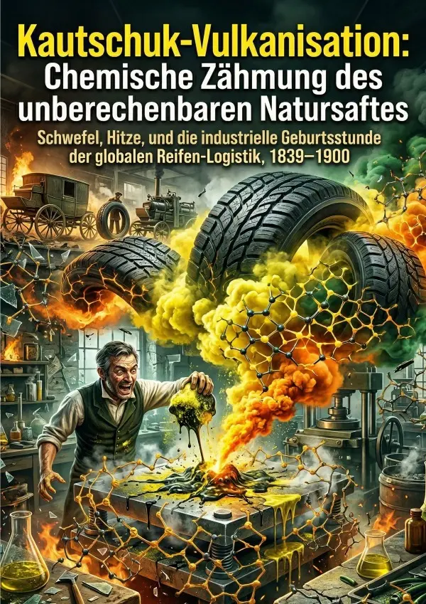 Cover: 9783565391318 | Kautschuk-Vulkanisation: Chemische Zähmung des unberechenbaren...
