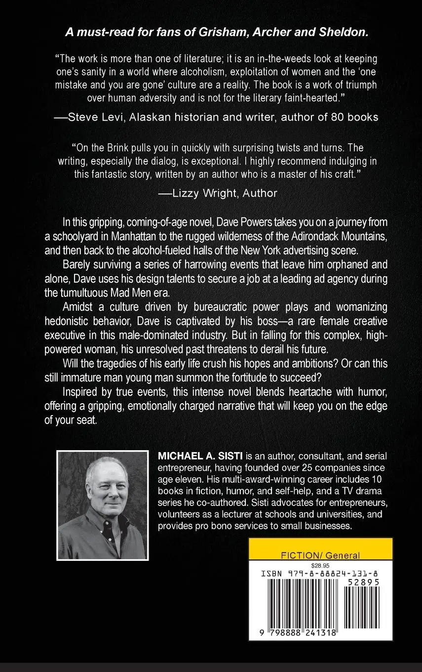 Rückseite: 9798888241318 | On the Brink | Michael A. Sisti | Buch | Englisch | 2023