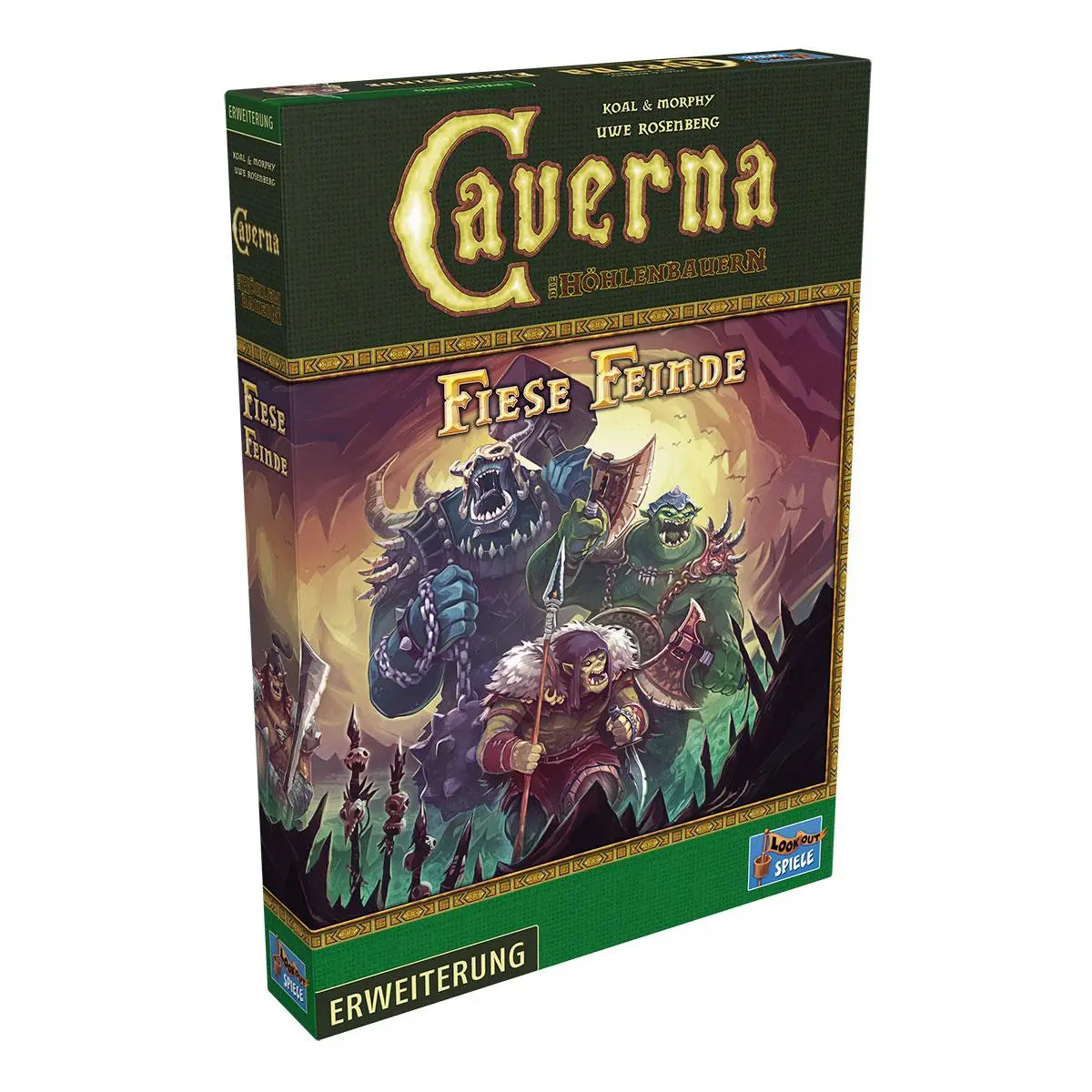 Cover: 4260402311418 | Caverna - Fiese Feinde | Lookout Spiele | Spiel | Brettspiel | Deutsch