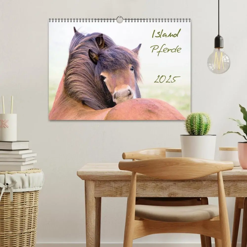 Bild: 9783435831418 | Islandpferde (Wandkalender 2025 DIN A3 quer), CALVENDO Monatskalender