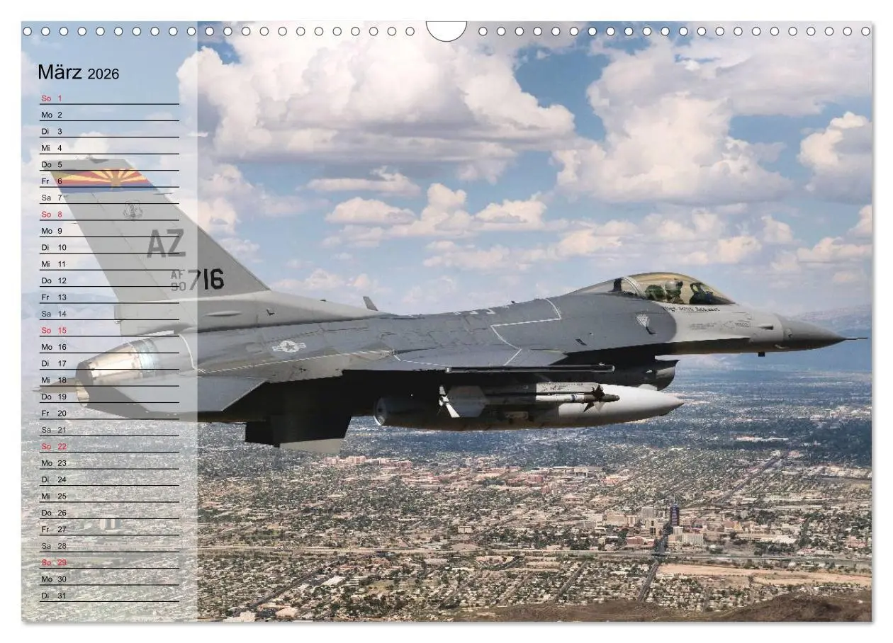Bild: 9783516011418 | Kampfflugzeuge USA (Wandkalender 2026 DIN A3 quer), CALVENDO...