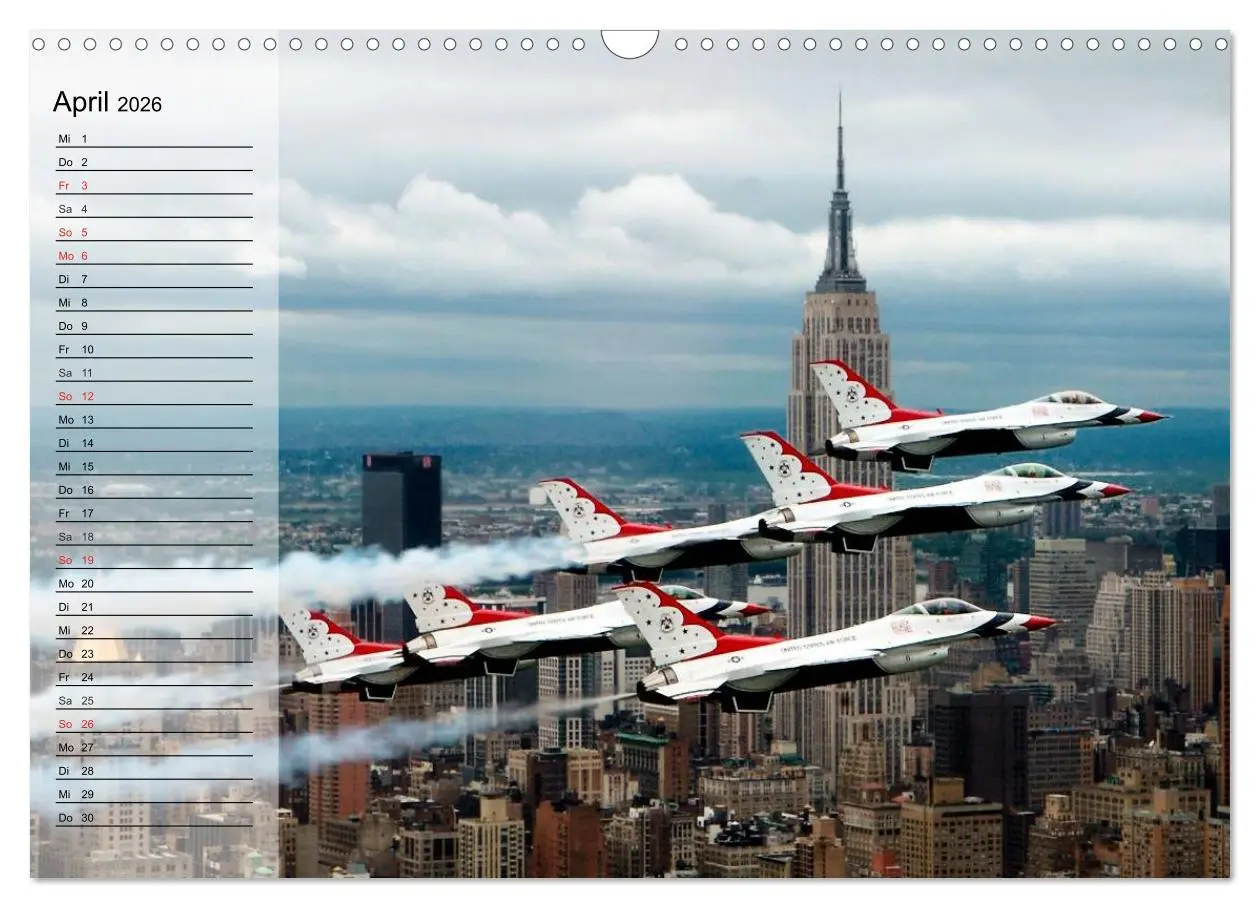 Bild: 9783516011418 | Kampfflugzeuge USA (Wandkalender 2026 DIN A3 quer), CALVENDO...