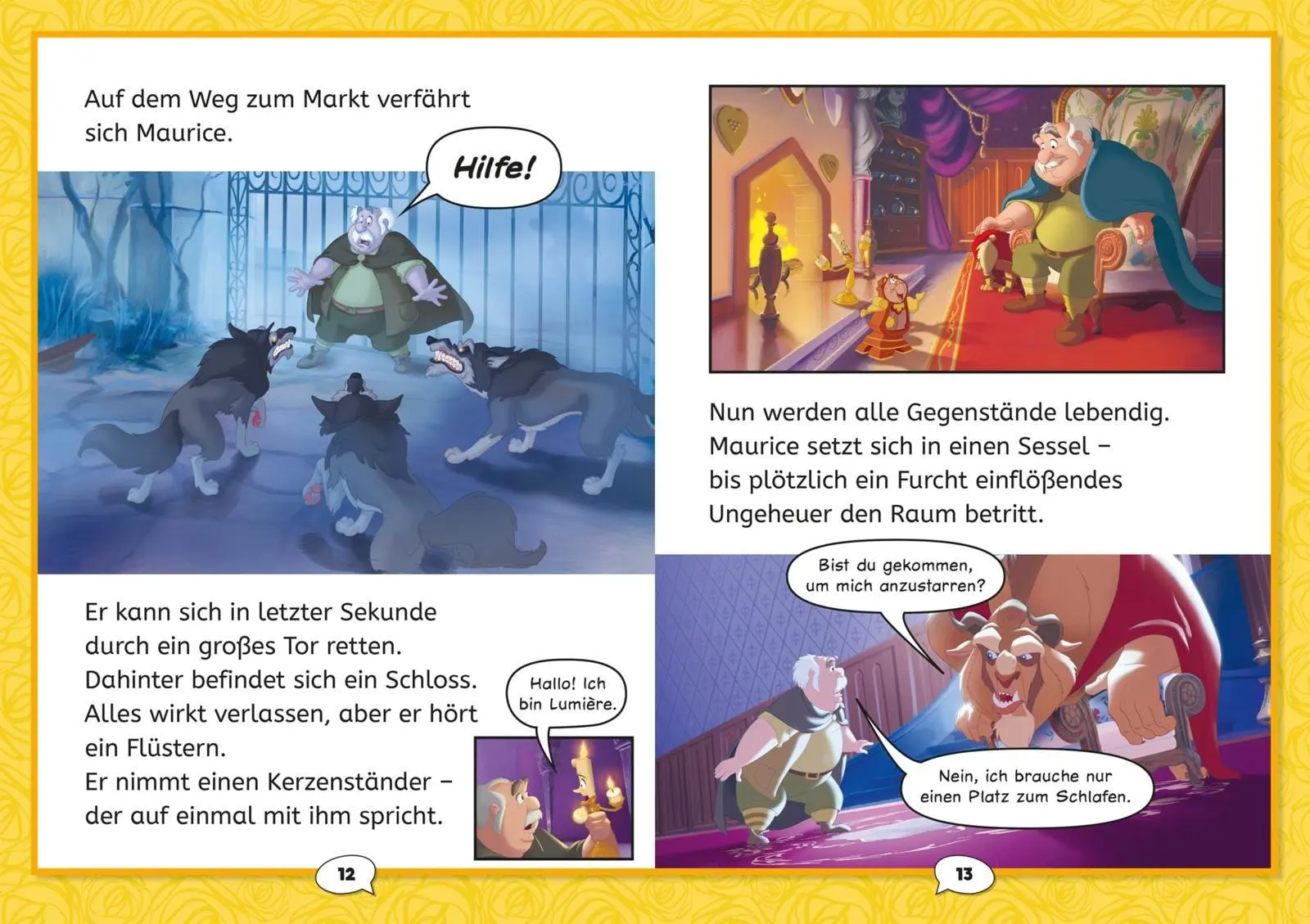 Bild: 9783551281418 | Disney: Die Schöne und das Biest - Die Filmgeschichte mit Comics