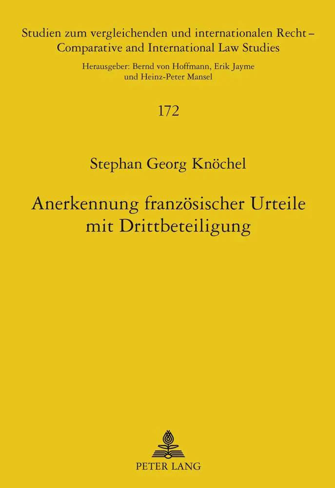 Anerkennung französischer Urteile mit Drittbeteiligung
