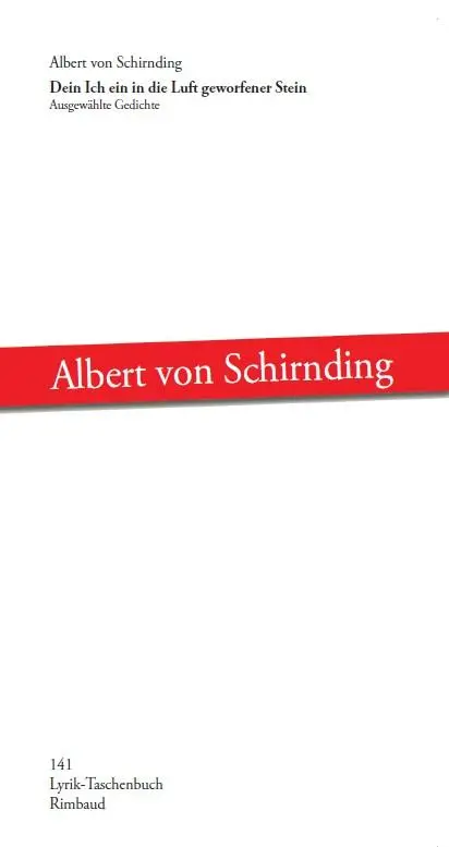Cover: 9783890861418 | Dein Ich ein in die Luft geworfener Stein | Ausgewählte Gedichte