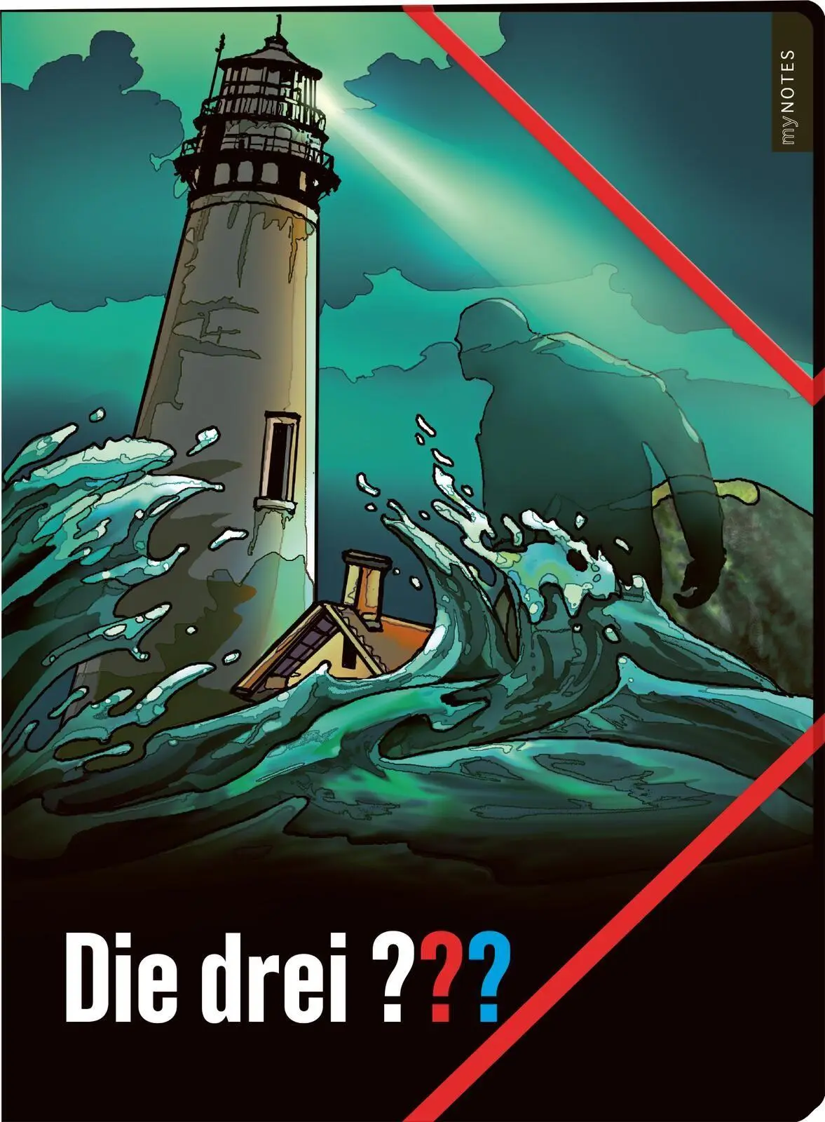 Cover: 4014489141518 | myNOTES Papeterie: Sammelmappe Die drei ??? - Phantom aus dem Meer