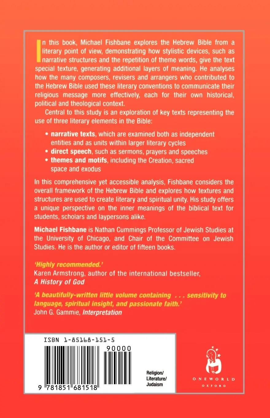 Rückseite: 9781851681518 | Biblical Text and Texture | A Literary Reading of Selected Texts