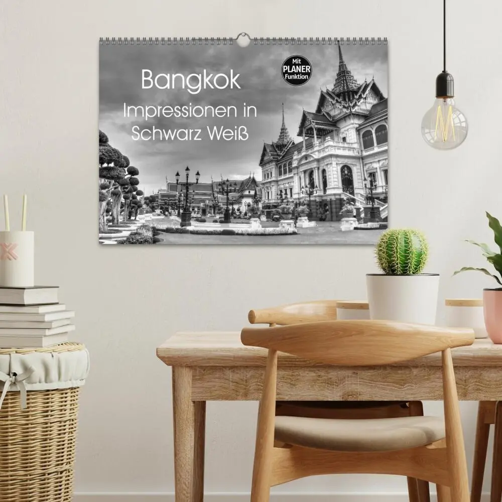 Bild: 9783435511518 | Bangkok Impressionen in Schwarz Weiß (Wandkalender 2025 DIN A3...
