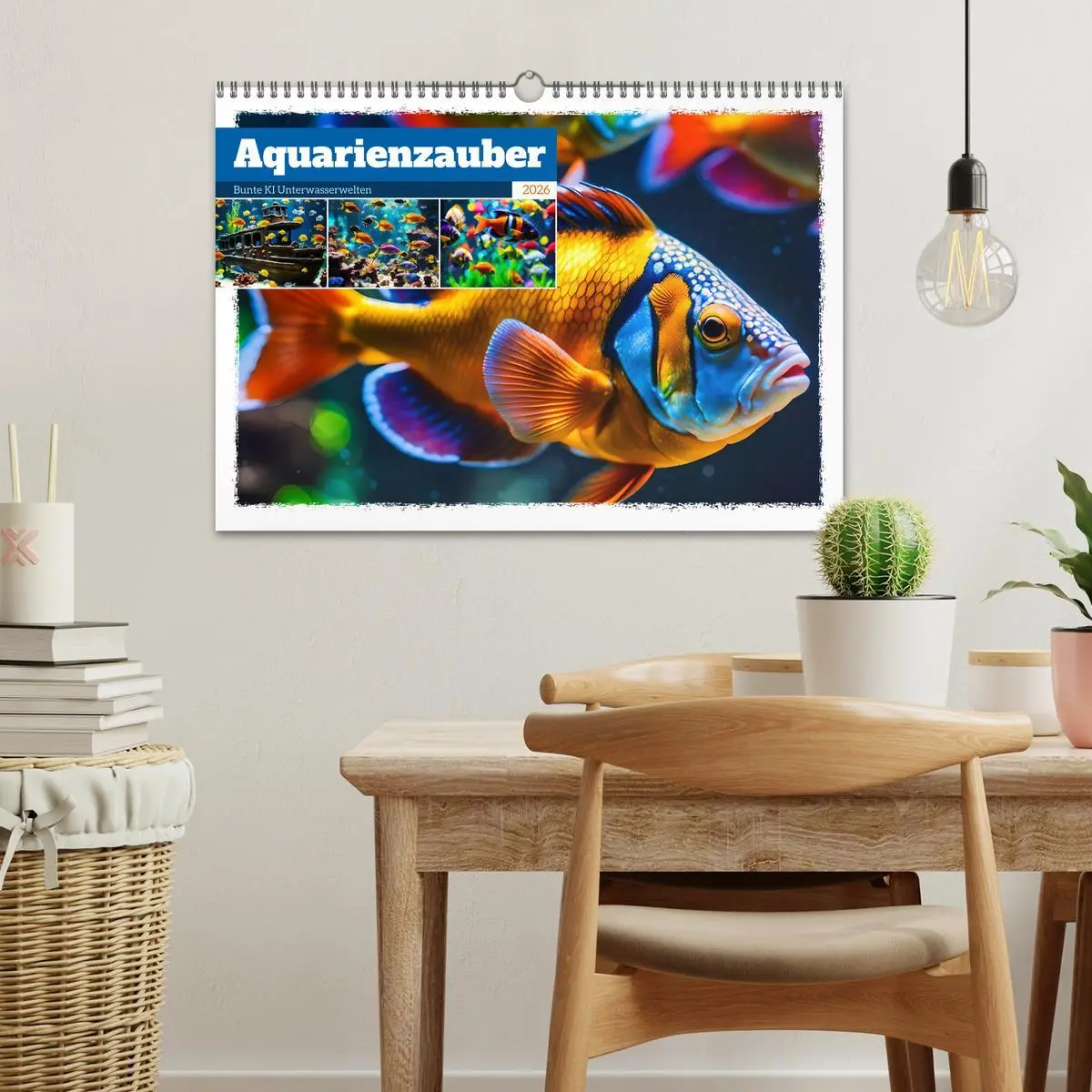 Bild: 9783457391518 | Aquarienzauber - Bunte KI Unterwasserwelten (Wandkalender 2026 DIN...