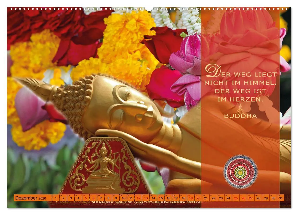 Bild: 9783457531518 | Unterwegs zur Erleuchtung Buddhistische Weisheiten (Wandkalender...
