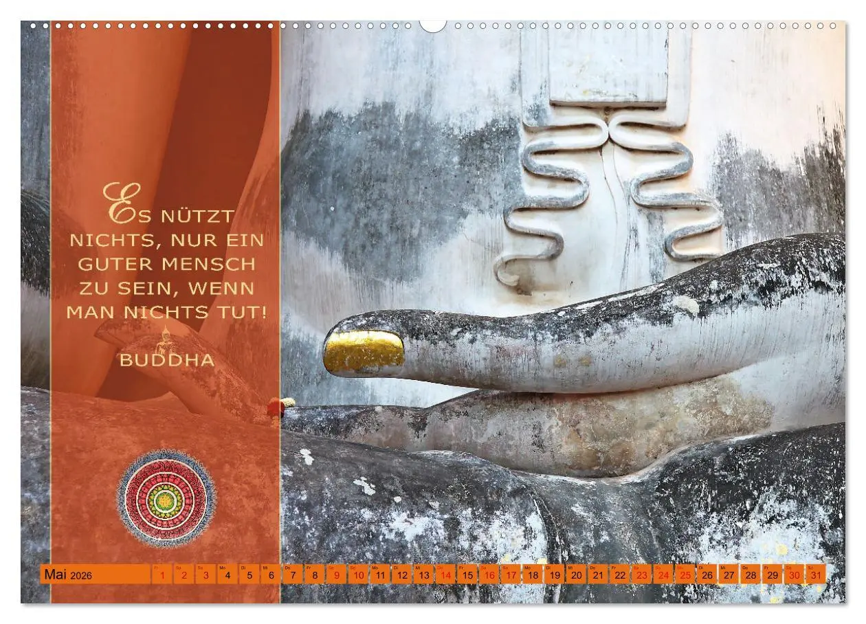 Bild: 9783457531518 | Unterwegs zur Erleuchtung Buddhistische Weisheiten (Wandkalender...
