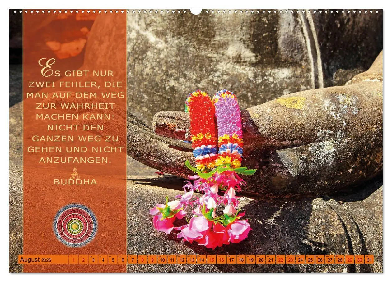 Bild: 9783457531518 | Unterwegs zur Erleuchtung Buddhistische Weisheiten (Wandkalender...