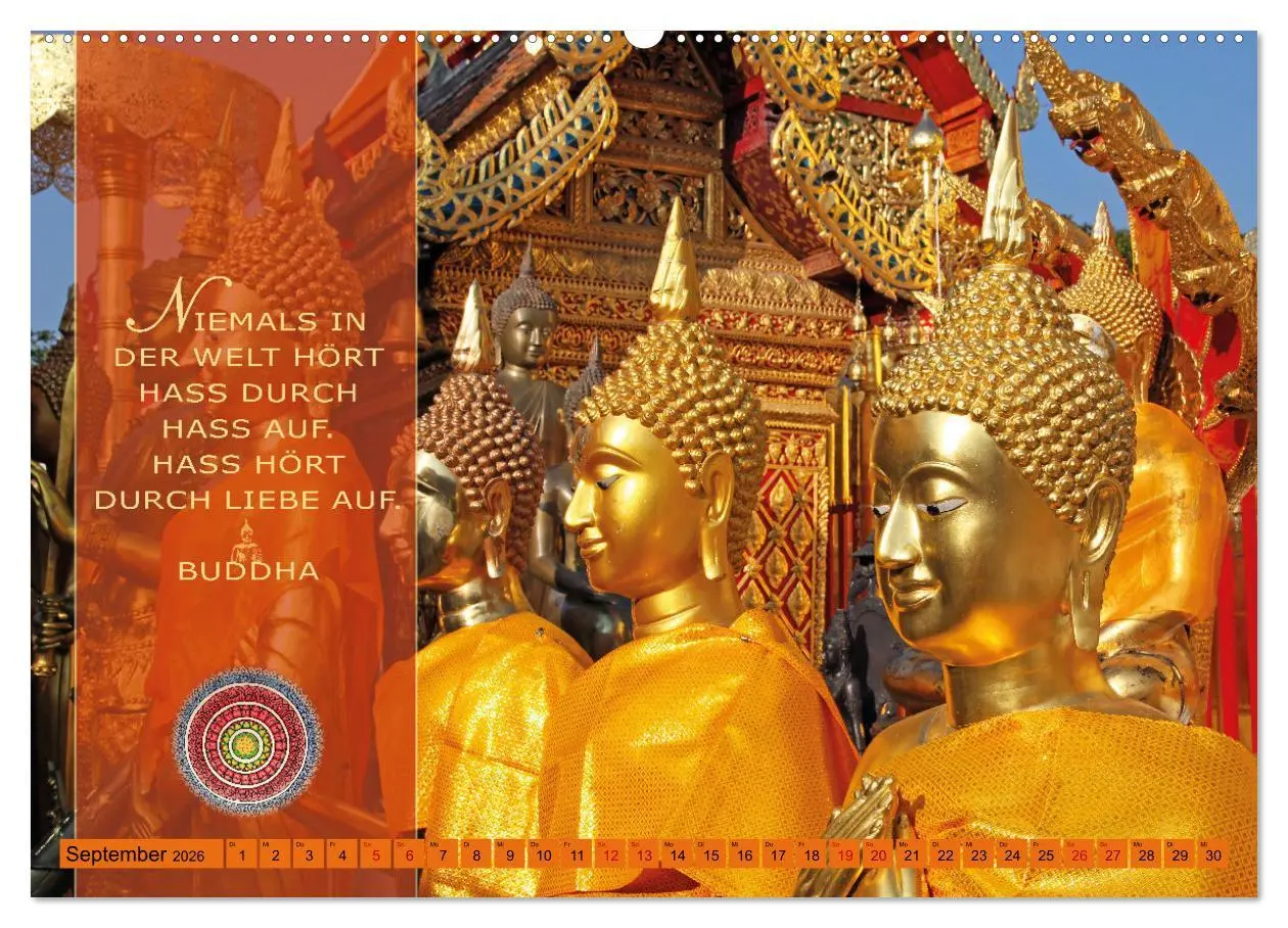 Bild: 9783457531518 | Unterwegs zur Erleuchtung Buddhistische Weisheiten (Wandkalender...