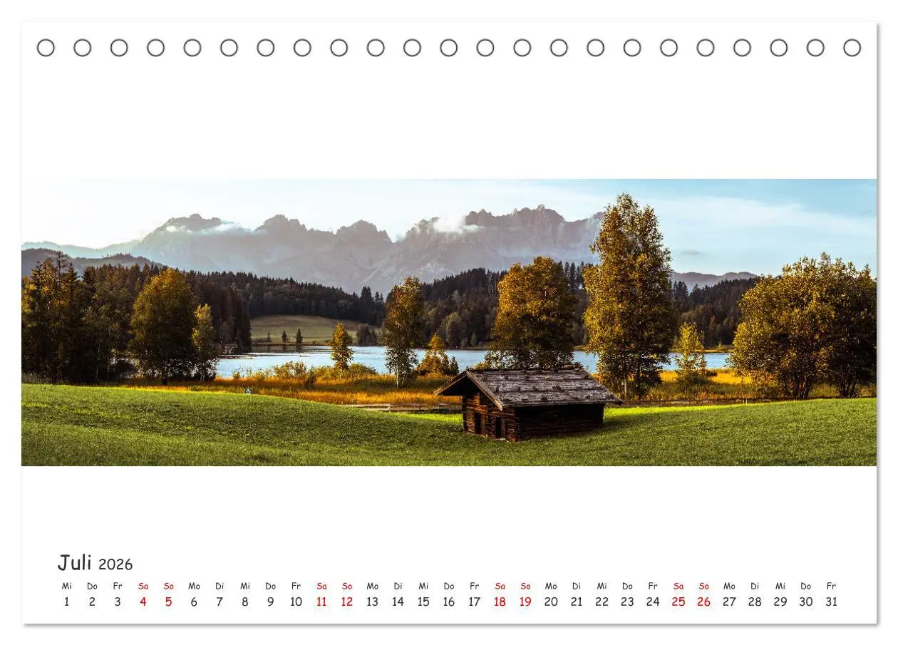 Bild: 9783457601518 | Wilder Kaiser Panorama 2026 (Tischkalender 2026 DIN A5 quer),...