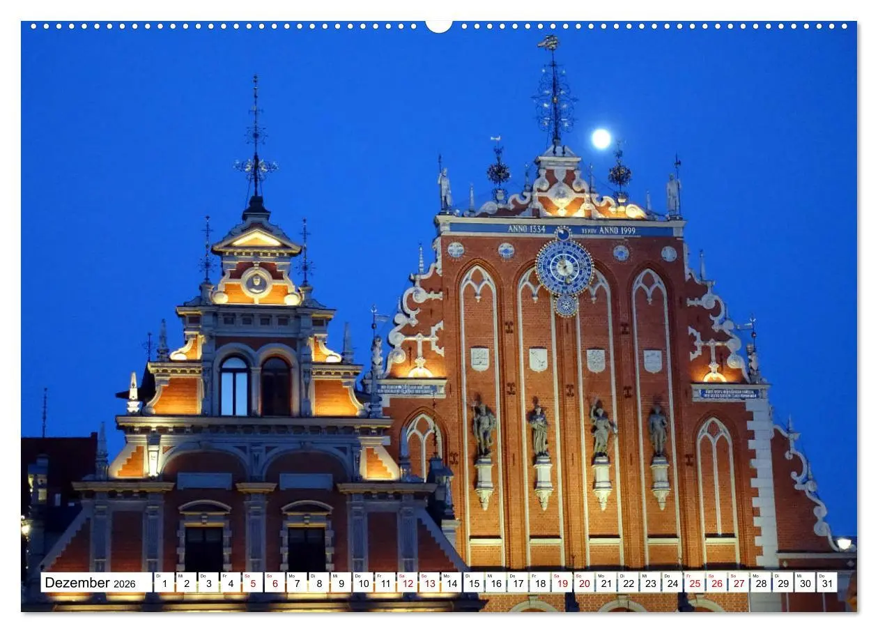 Bild: 9783457841518 | Glanzlichter Rigas - Lettlands prachtvolle Hauptstadt (Wandkalender...