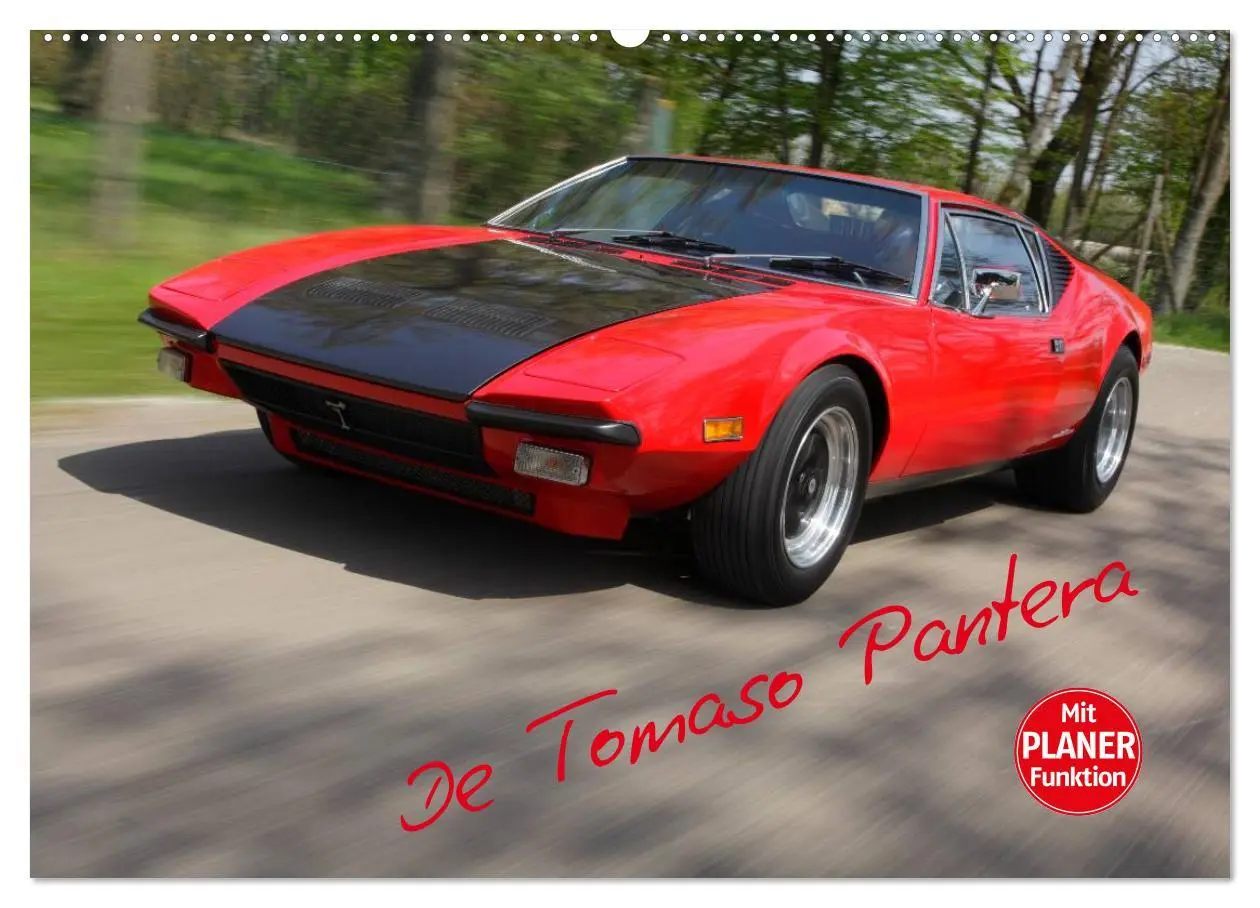 Cover: 9783516001518 | De Tomaso Pantera (Wandkalender 2026 DIN A2 quer), CALVENDO...